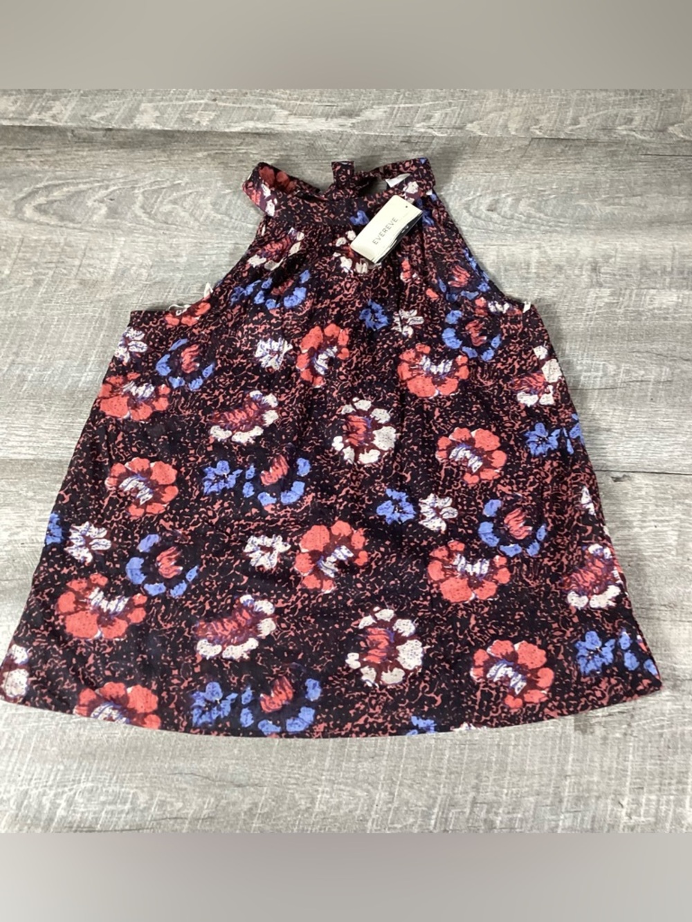 Cleobella Ryla Halter Top M Calista Floral Boho Organic Cotton NWT